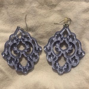 Acrylic chandelier style earrings